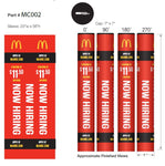 McDonalds Now Hiring Wrapcover $11.50 per hour (MC002)