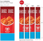 Wendy's NEW Spicy Nuggets Wrapcover (WEN006)